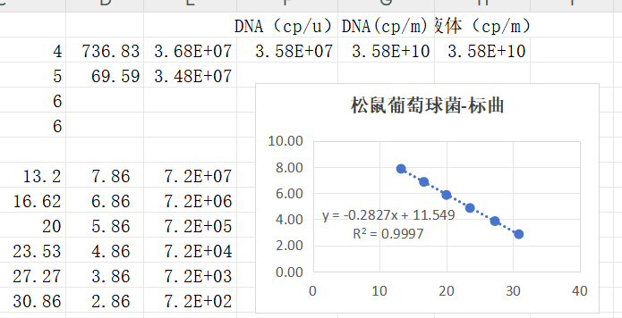 Squirrel Staphylococcus deoxyribonucleic acid liquid indoor quality control product-BNCC