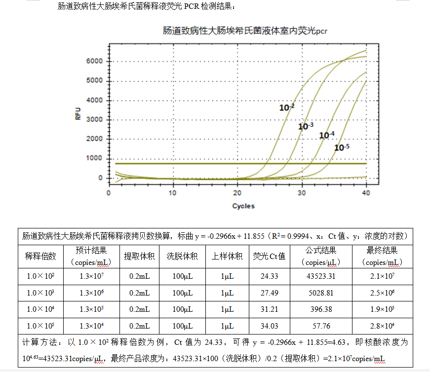 Diarrhea causing Escherichia coli (EPEC) DNA standard-BNCC