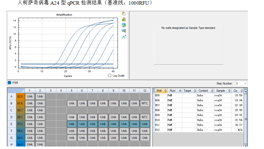 Indoor quality control material for human Coxsackievirus A24 ribonucleic acid liquid-BNCC